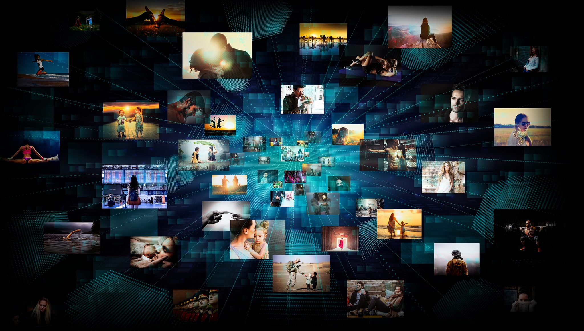 Streaming media video. Stock Vault.